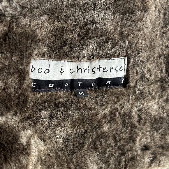 🔥Bod & Christensen🔥 | Brown 100% sheepskin shearling vest ✨Mob wife era✨ - Picture 9 of 12
